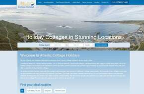 Social / new media marketing und optimierung für Atlantic Cottage Holidays Sennen